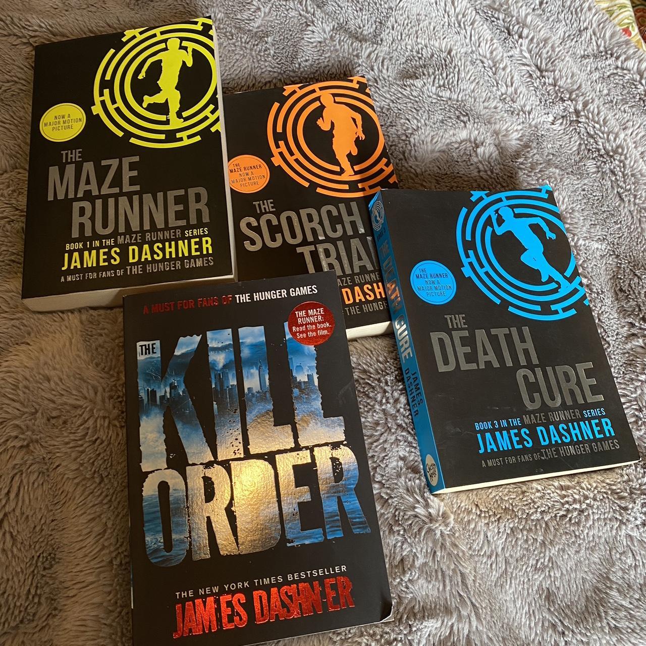 Maze runner books. Set of 4 maze runner series... - Depop