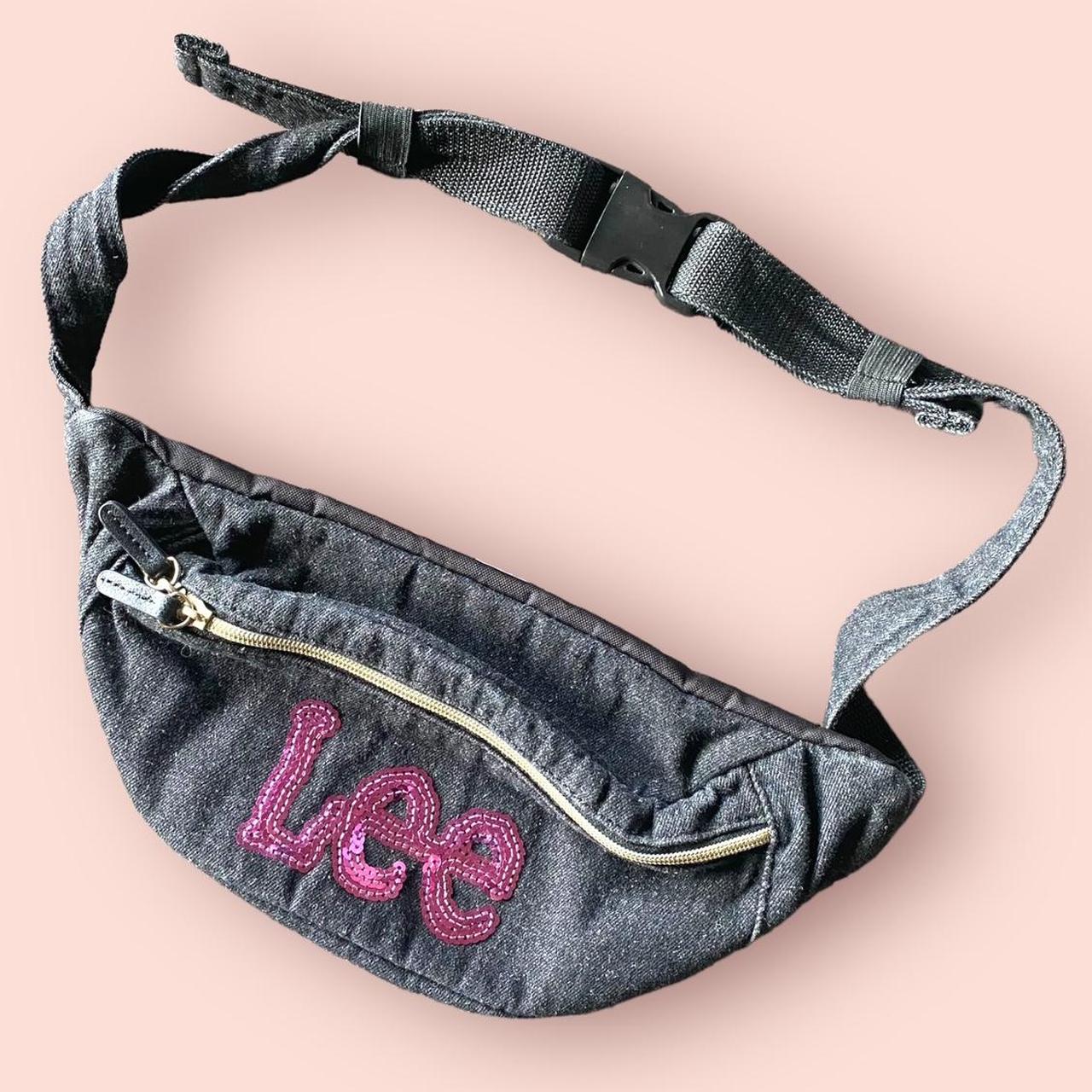 Y2K Lee Pink Sequin Fanny Pack Pre Loved Like New. Depop