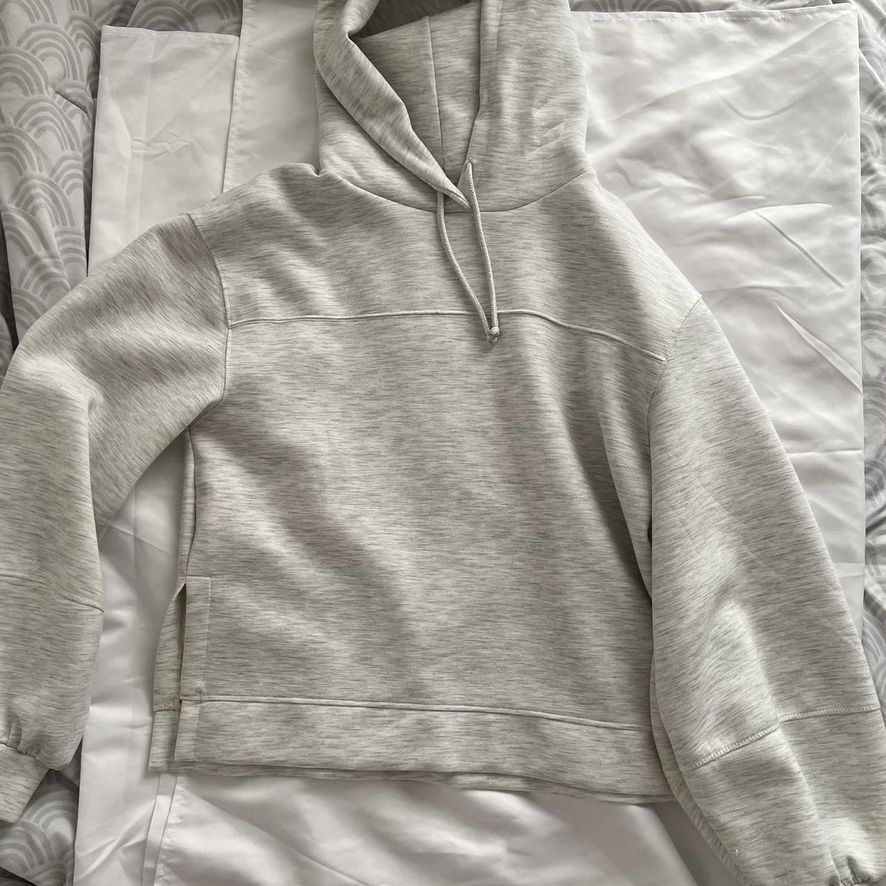 Grey hoodie women's clearance topshop