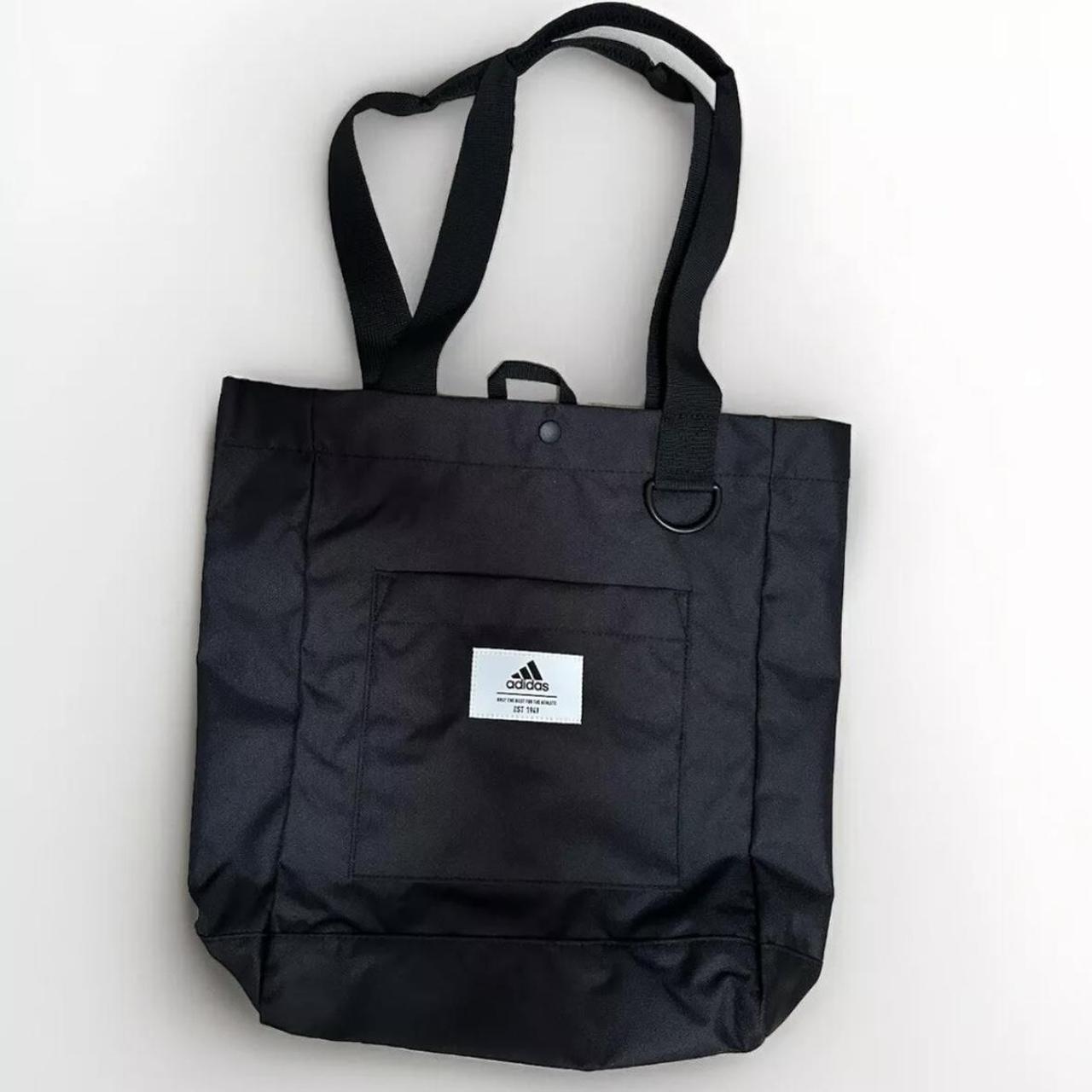 Adidas black tote bag sale