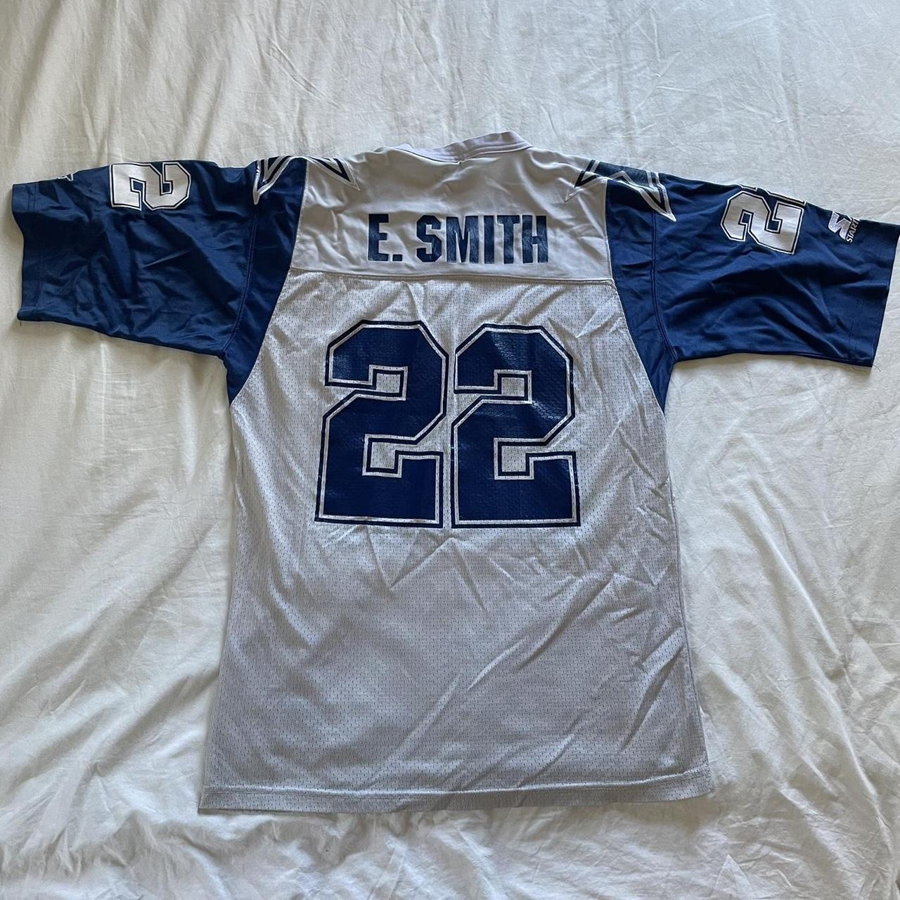 Vintage 90s Starter Dallas Cowboys Emmitt Smith - Depop