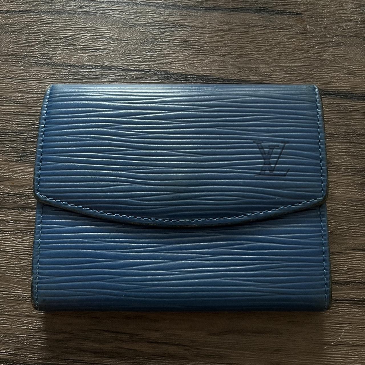 Authentic pre-loved Louis Vuitton card holder with - Depop