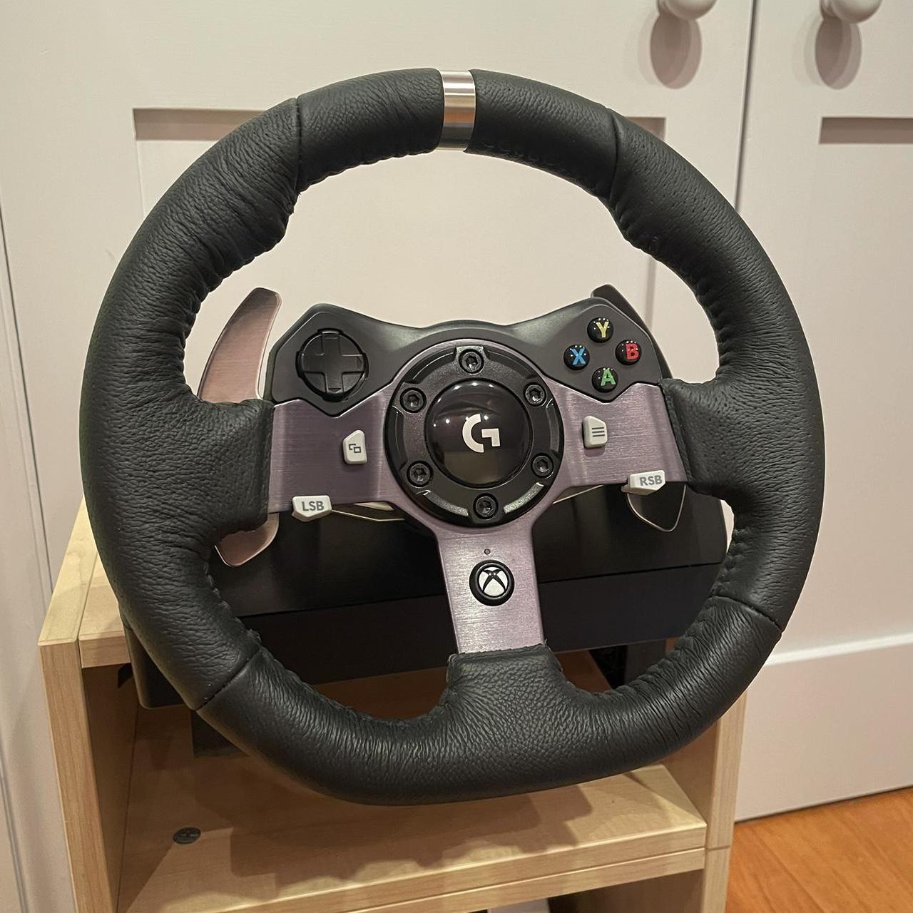 Logitech G G920 Driving Force Racing Wheel with... - Depop