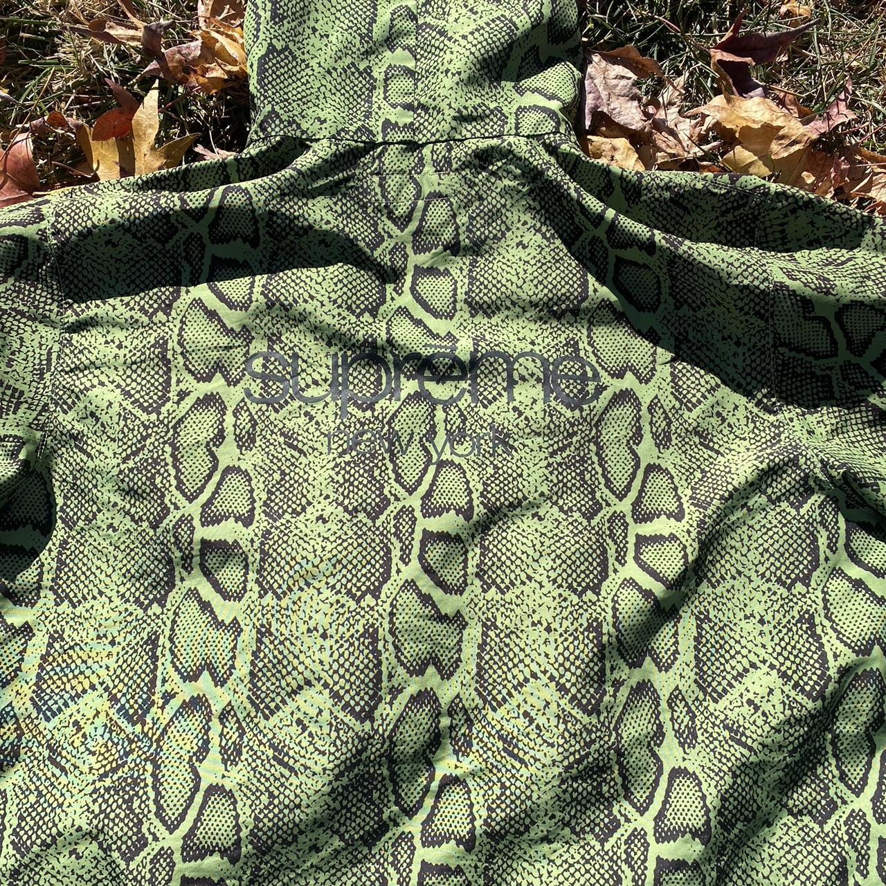 Size Large Supreme Snakeskin anorak 2012 Depop