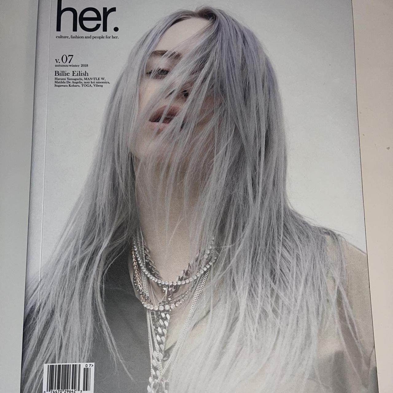 Billie Eilish her magazine issue: v. 07... - Depop