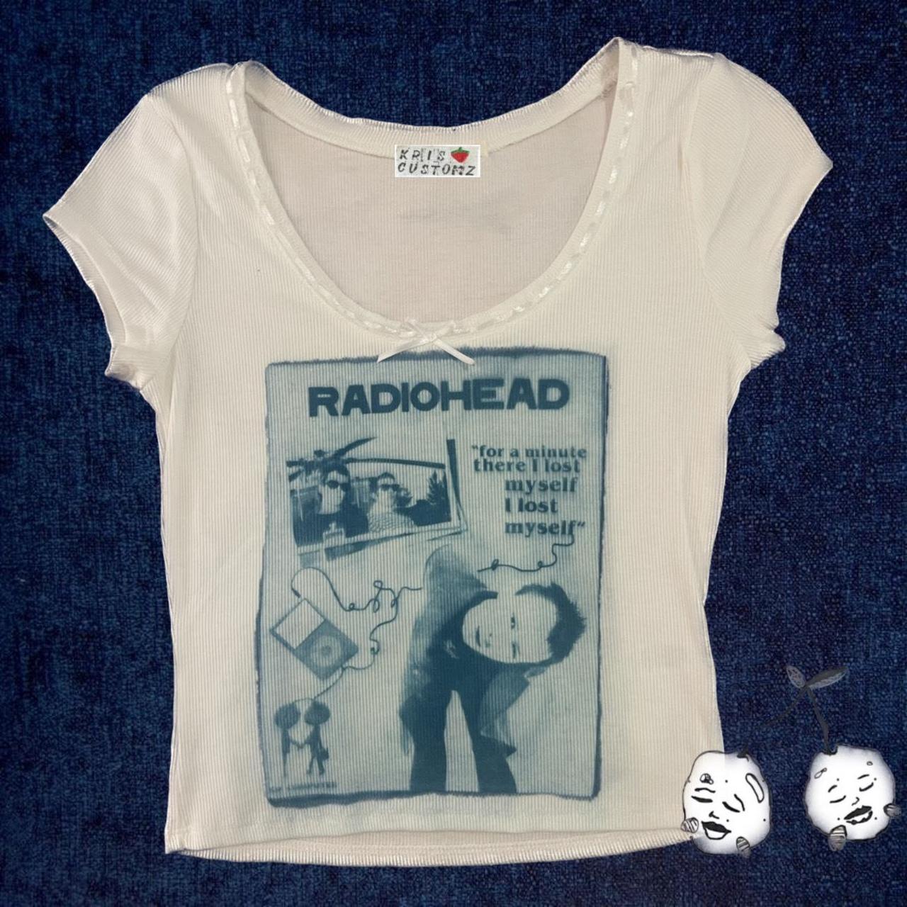 Radiohead top★ [try on on next slide for reference... - Depop