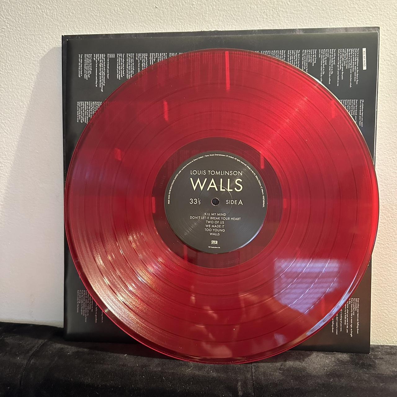 Louis Tomlinson Vinyl Walls Limited Edition Red - Depop