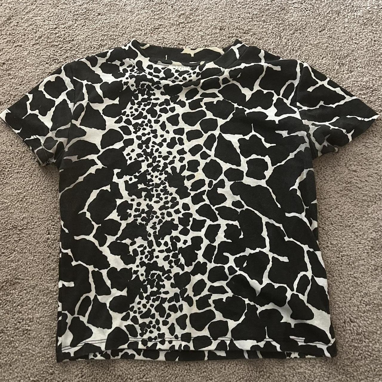 topshop cow print boots