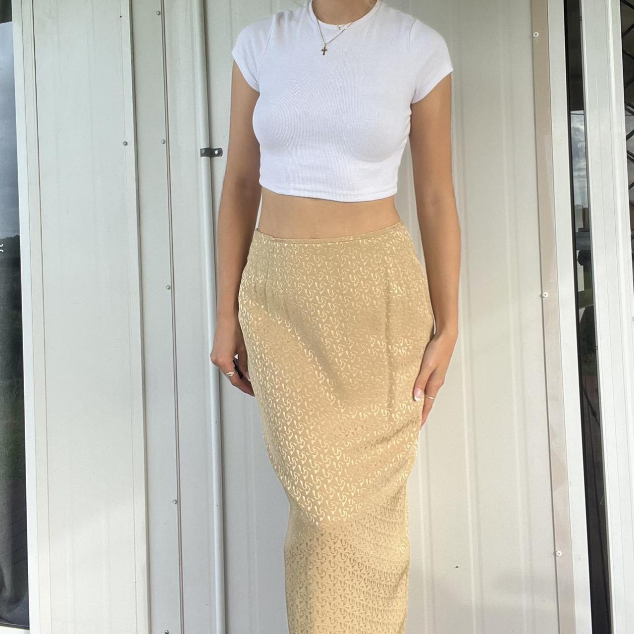 Gold skirt size 12 best sale