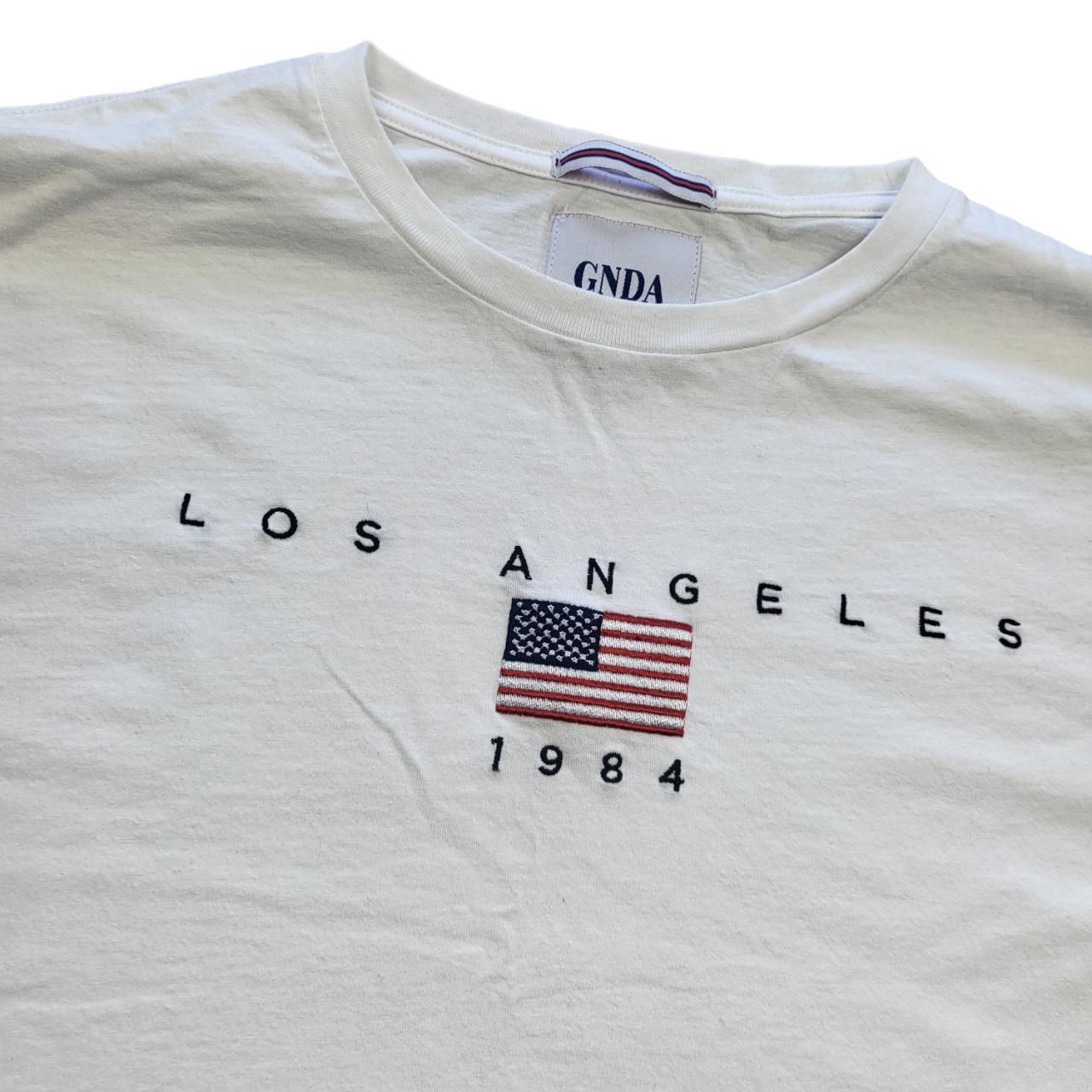 Los Angeles White Crop Tee | Size 08 Features; -... - Depop