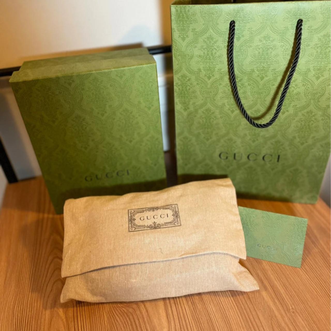 Gucci box and online dust bag