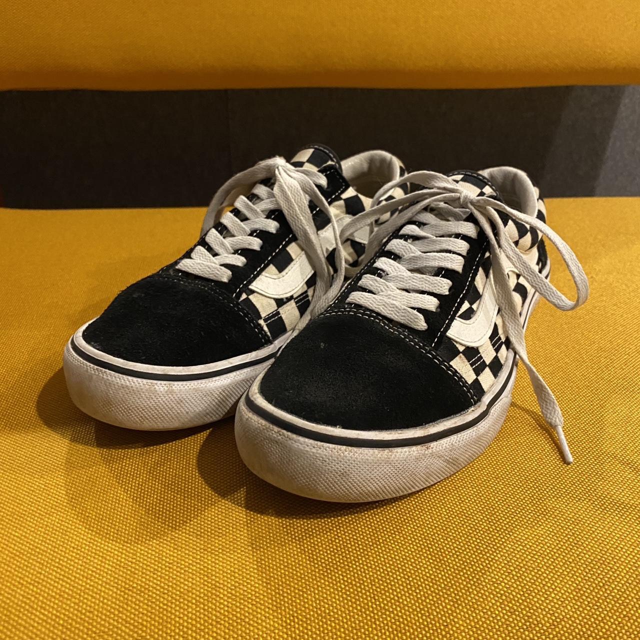 Vans checkerboard store mens shoes