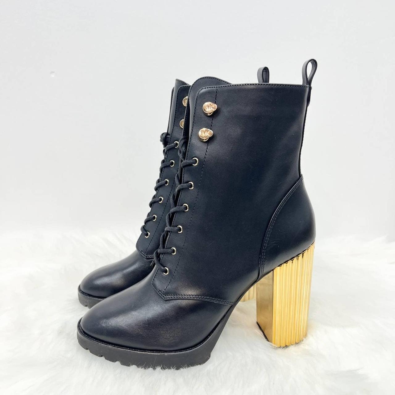 Michael kors lace up on sale boots