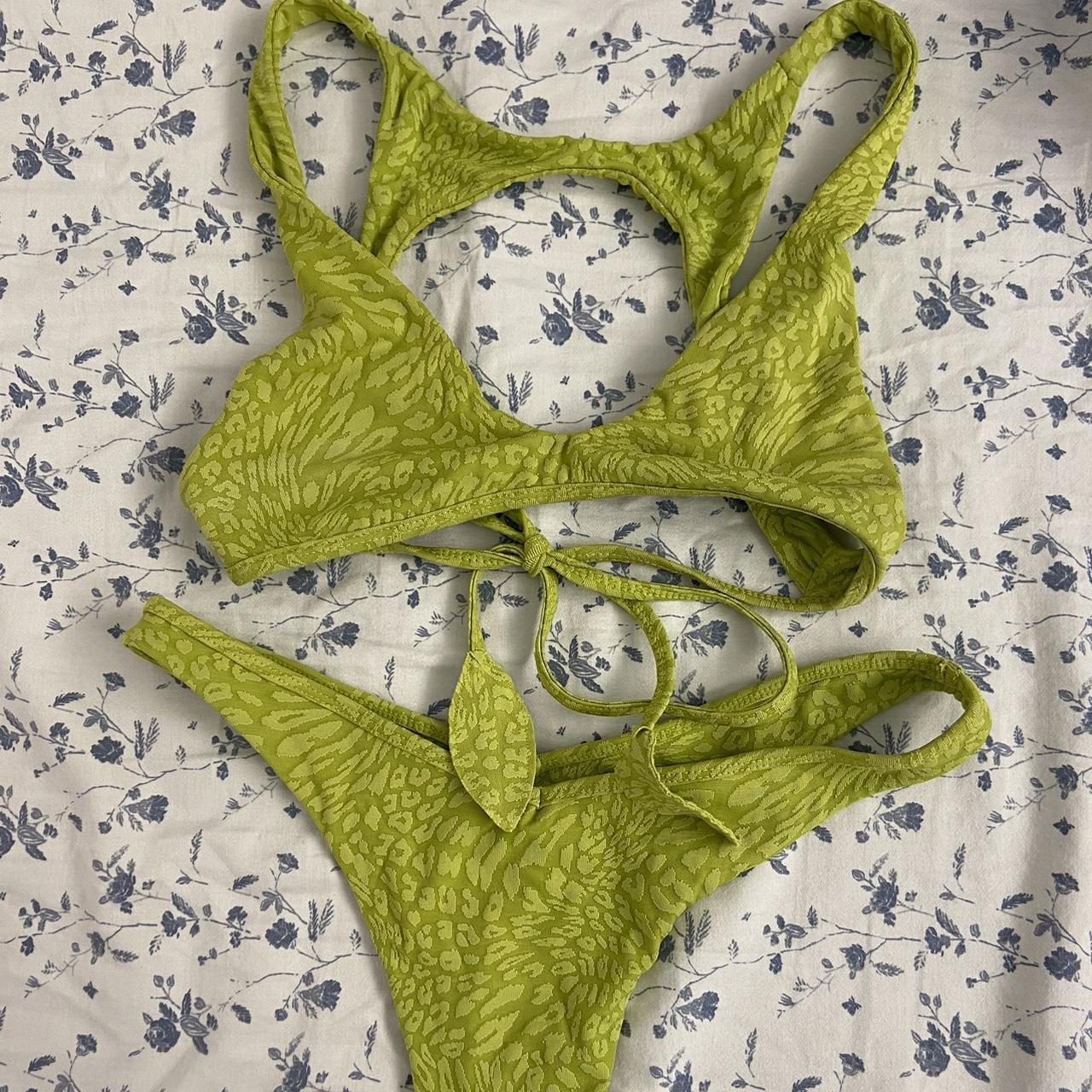 Kulani Kinis Women's Green Swimsuitonepiece Depop