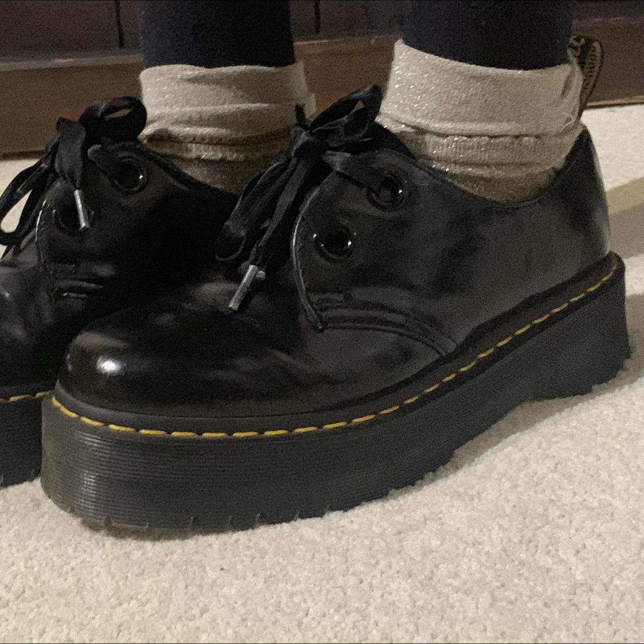 Dr Martens Holly leather platform shoes ️‍🔥 UK size 7... - Depop