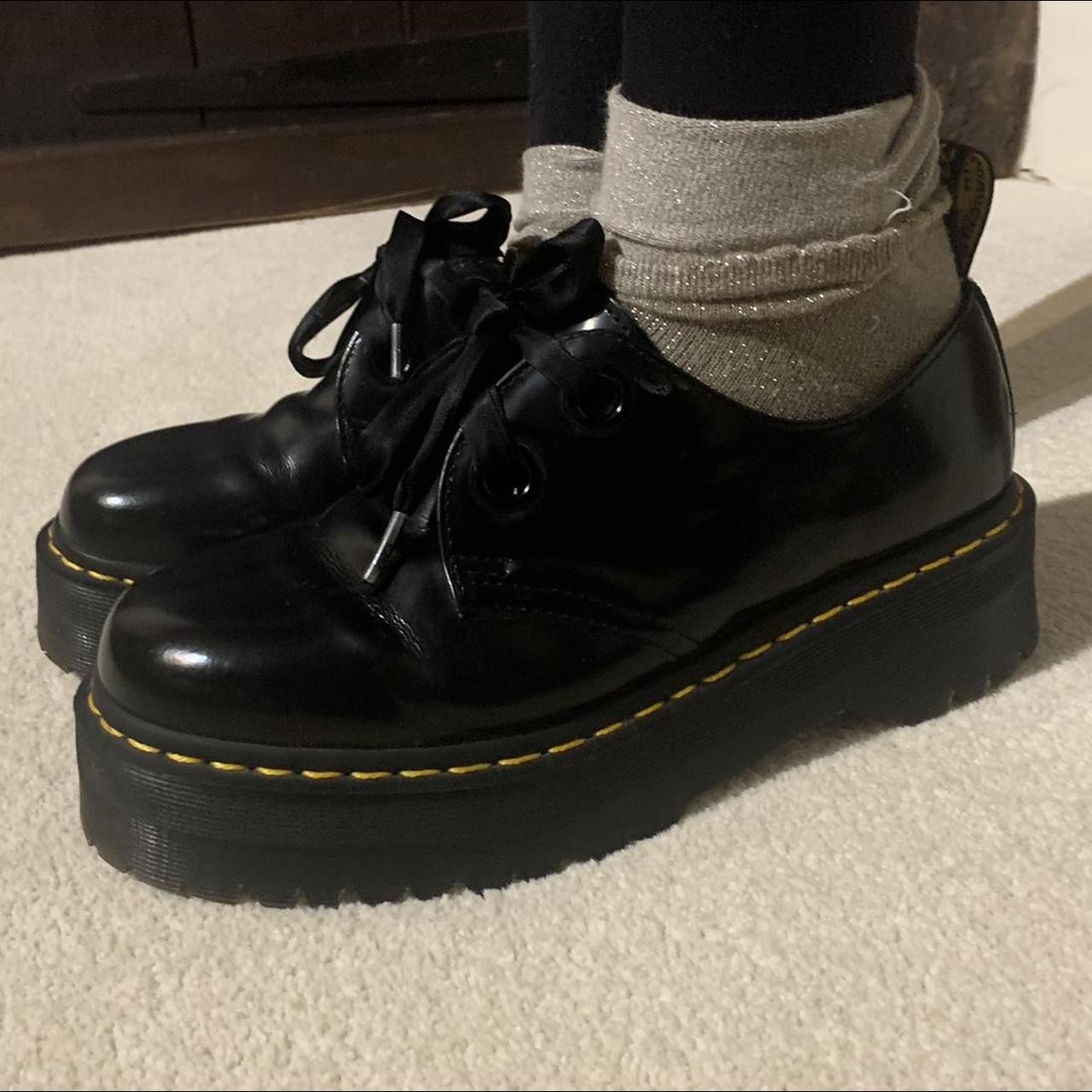 Dr Martens Holly leather platform shoes ️‍🔥 UK size 7... - Depop