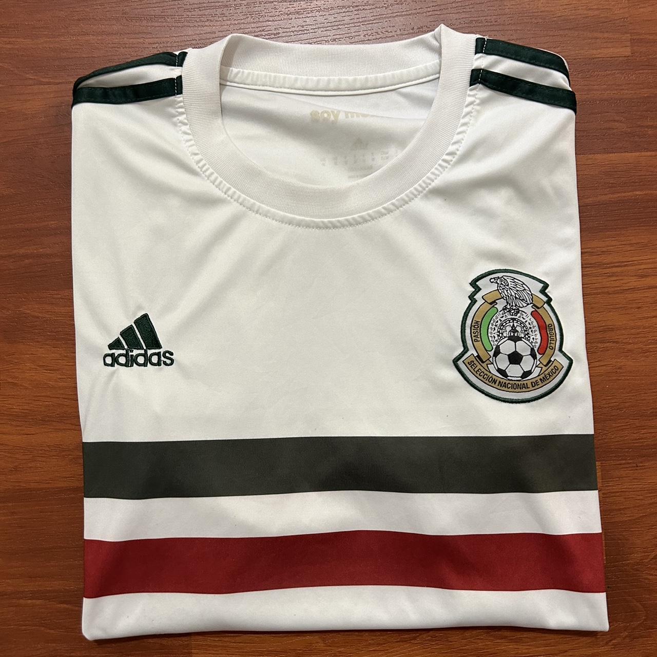 Adidas Mexico Soccer Jersey, Size Tag Faded, Fits... - Depop