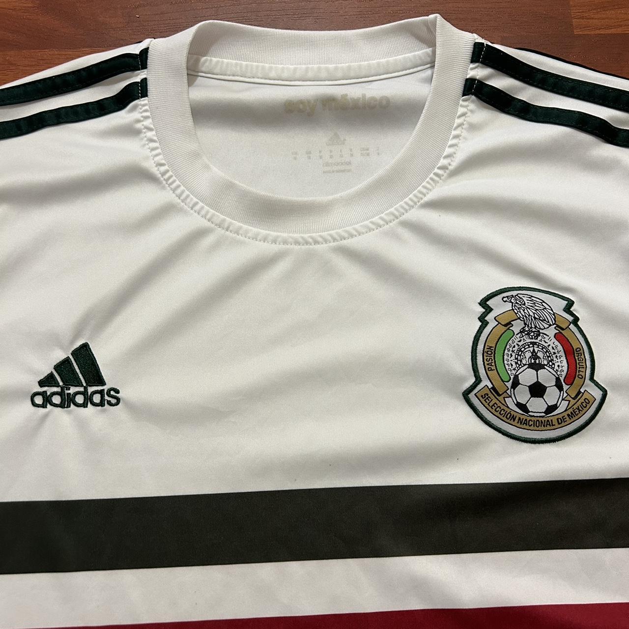 Adidas Mexico Soccer Jersey, Size Tag Faded, Fits... - Depop