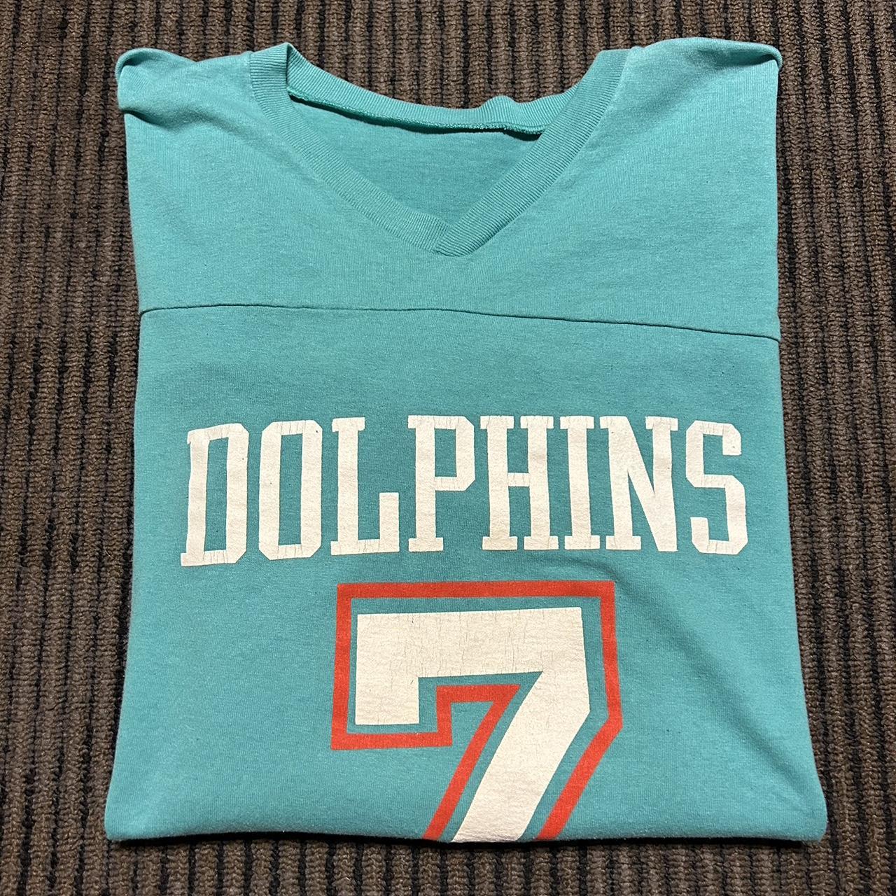 1995 Vintage Miami Dolphins Graphic Tee - Tag Size: - Depop