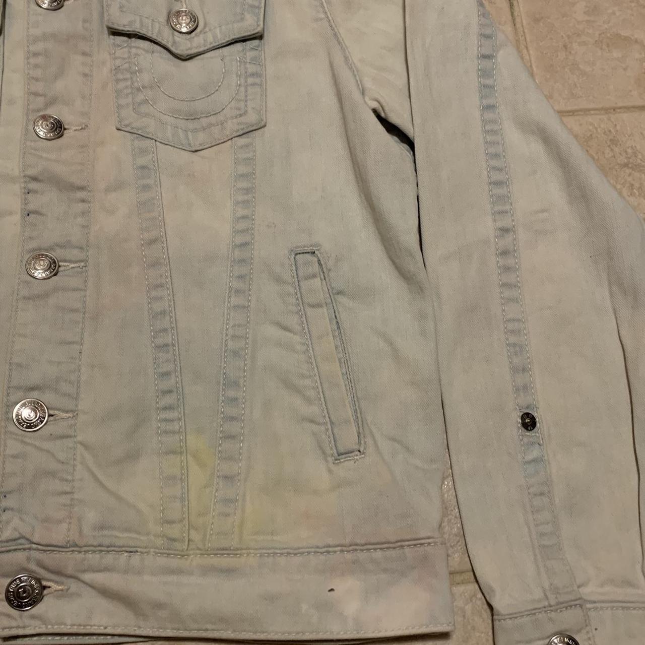 True Religion Trucker Jacket. Size M trucker jacket... - Depop