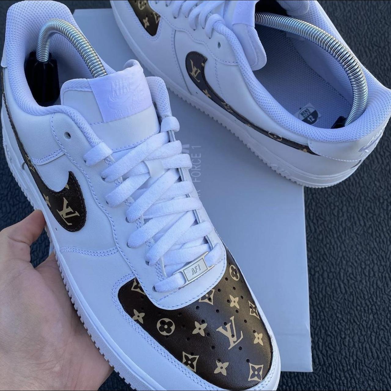 CUSTOM LV AIR FORCES SIZE 3-11 PRICE VARIES TO... - Depop