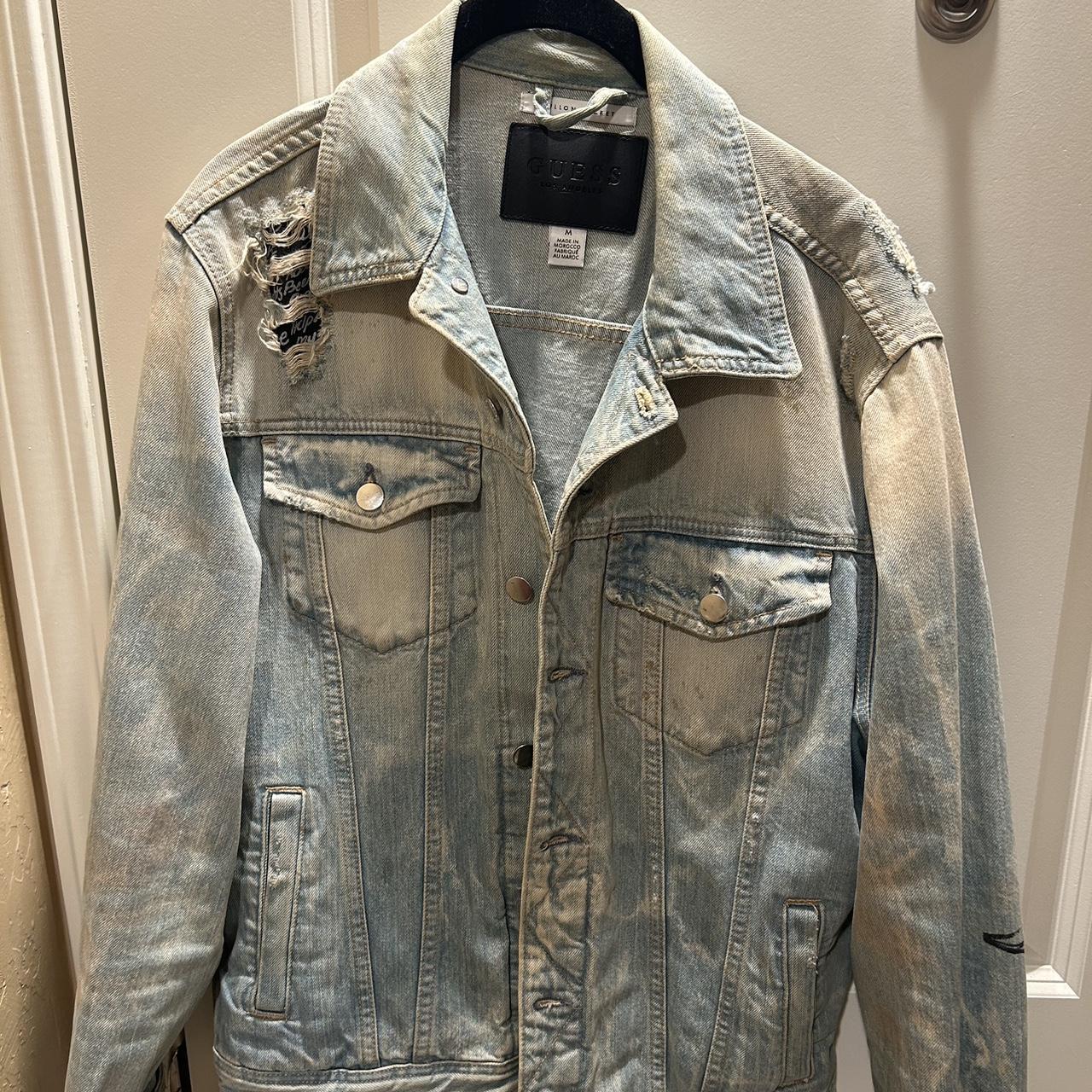 Vintage 90's Guess leather varsity USA jacket – Chelsea Thrift