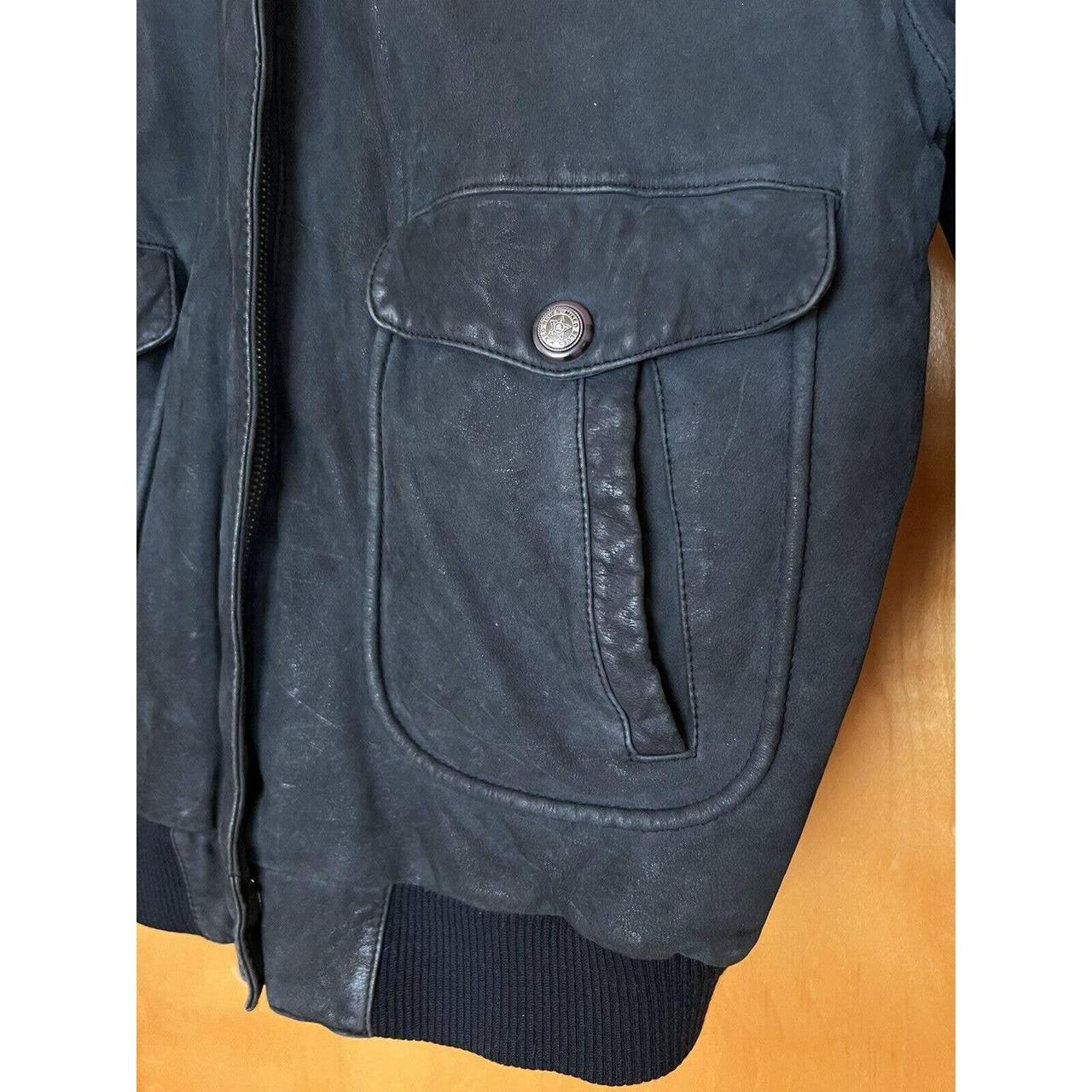 Louis Vuitton navy blue monogram bomber jacket coat - Depop