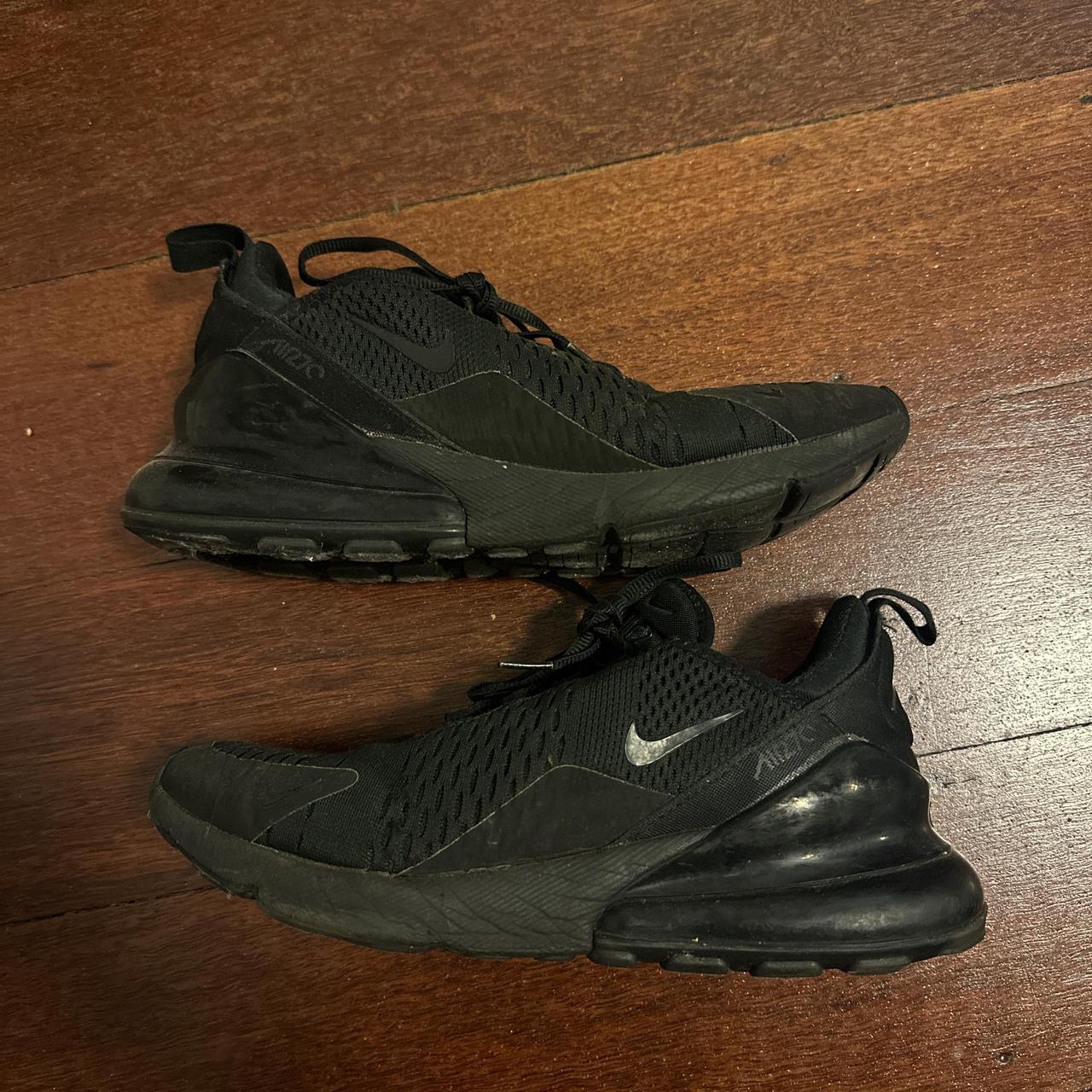 nike all black 270s size uk 7.5, euro 42 i have... - Depop