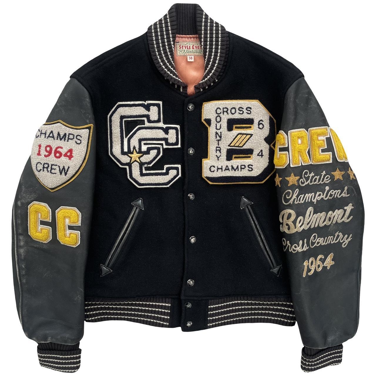 Style Eyes Varsity Jacket 1964 Belmont Cross | Depop Style Eyes Varsity Jacket 1964 Belmont Cross | Depop