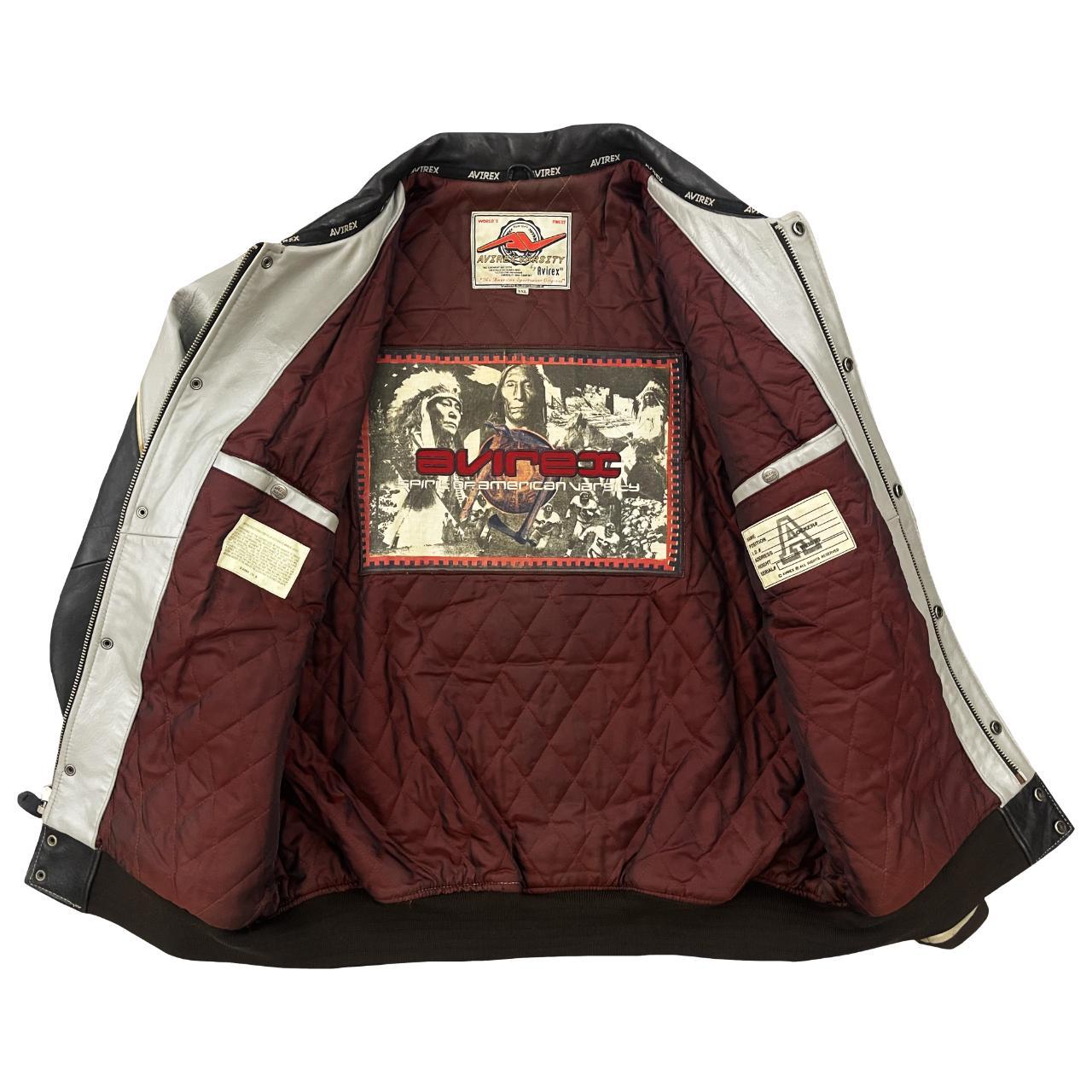 Avirex Leather Varsity Jacket Vintage Avirex | Depop Avirex Leather Varsity Jacket Vintage Avirex | Depop