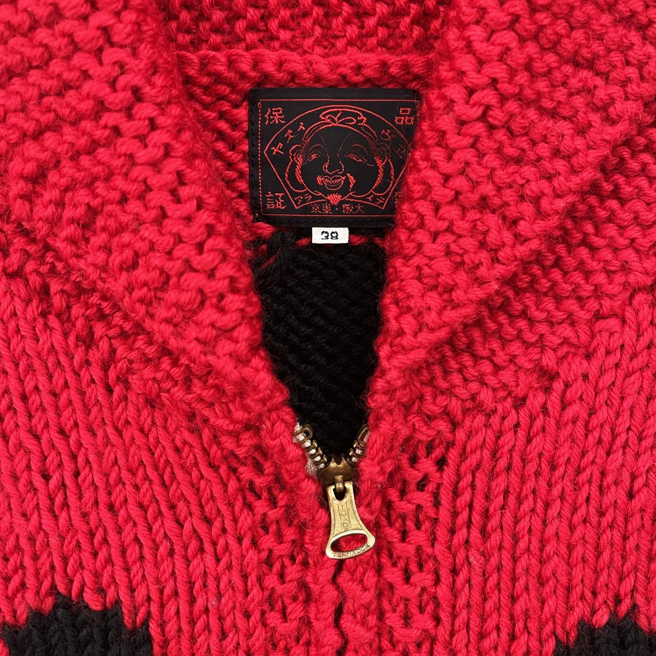Evisu Yamane Cowichan Knitted Cardigan High quality | Depop
