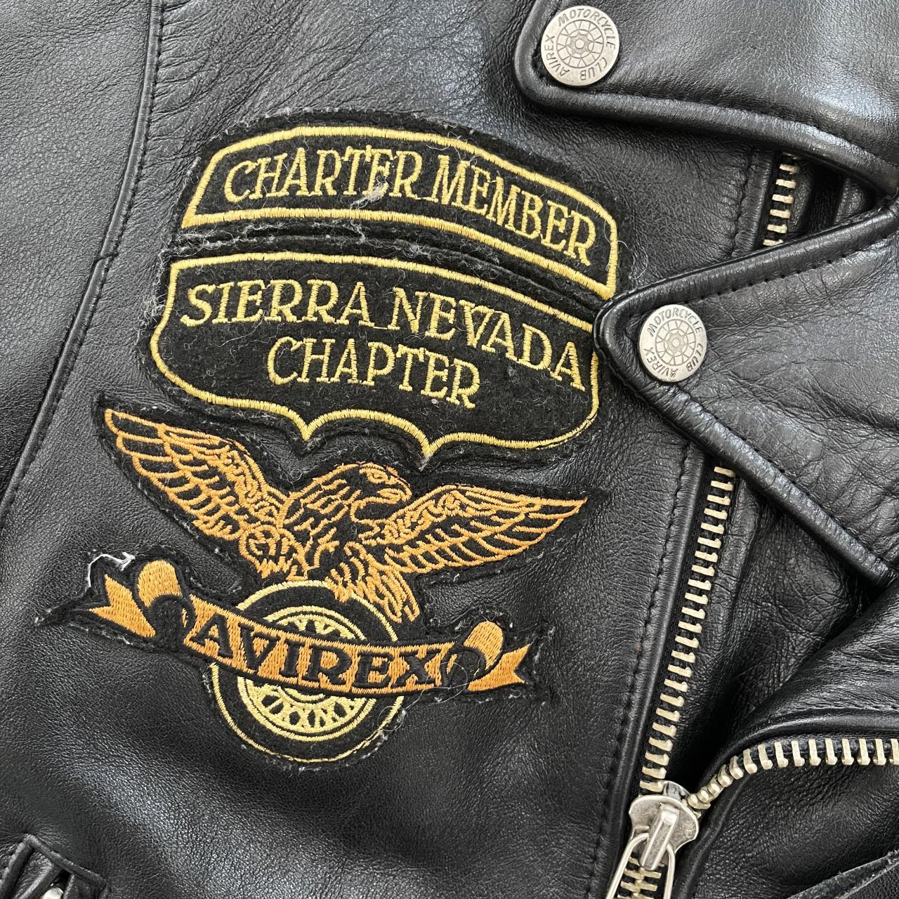 Avirex Leather Biker Jacket, Avirex tattoo