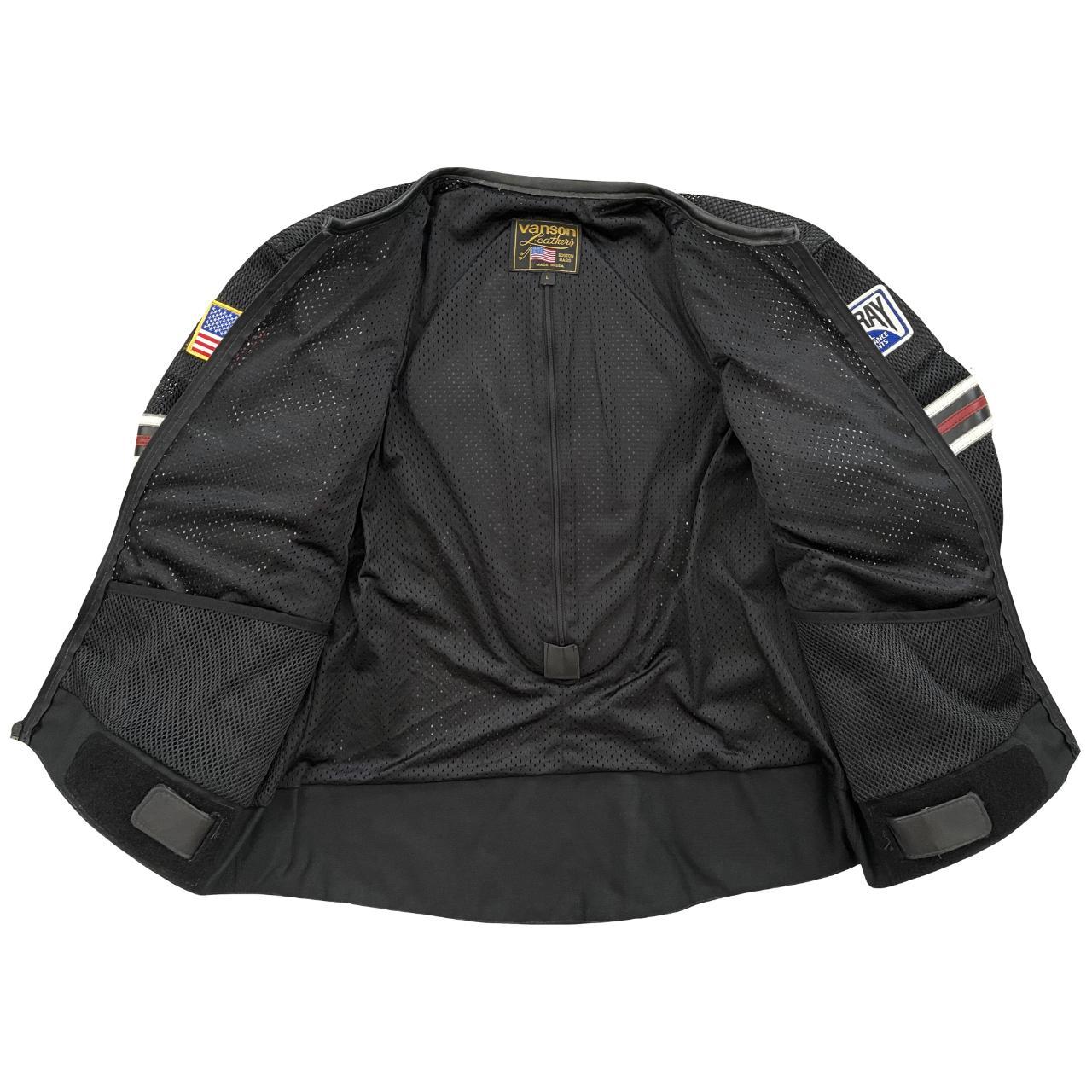 Vanson Leathers 'One Star' Mesh Motorcycle Racer | Depop