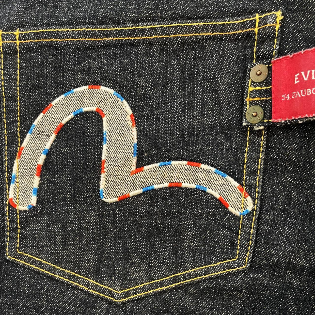 Evisu Paris Jeans Evisu dark wash selvedge | Depop