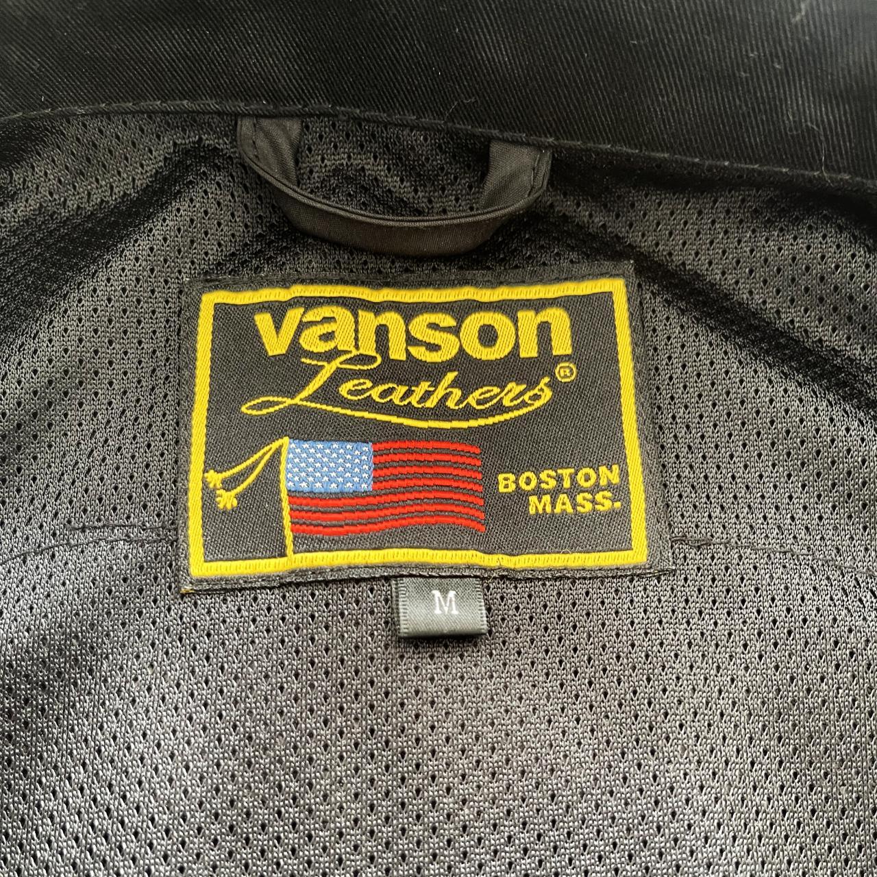 Vanson Leathers Motorcycle Racer Jacket Vanson | Depop