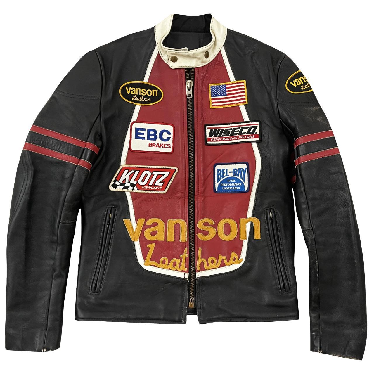 vanson ワンスター Vanson Leathers One Star Motorcycle Racer | Depop