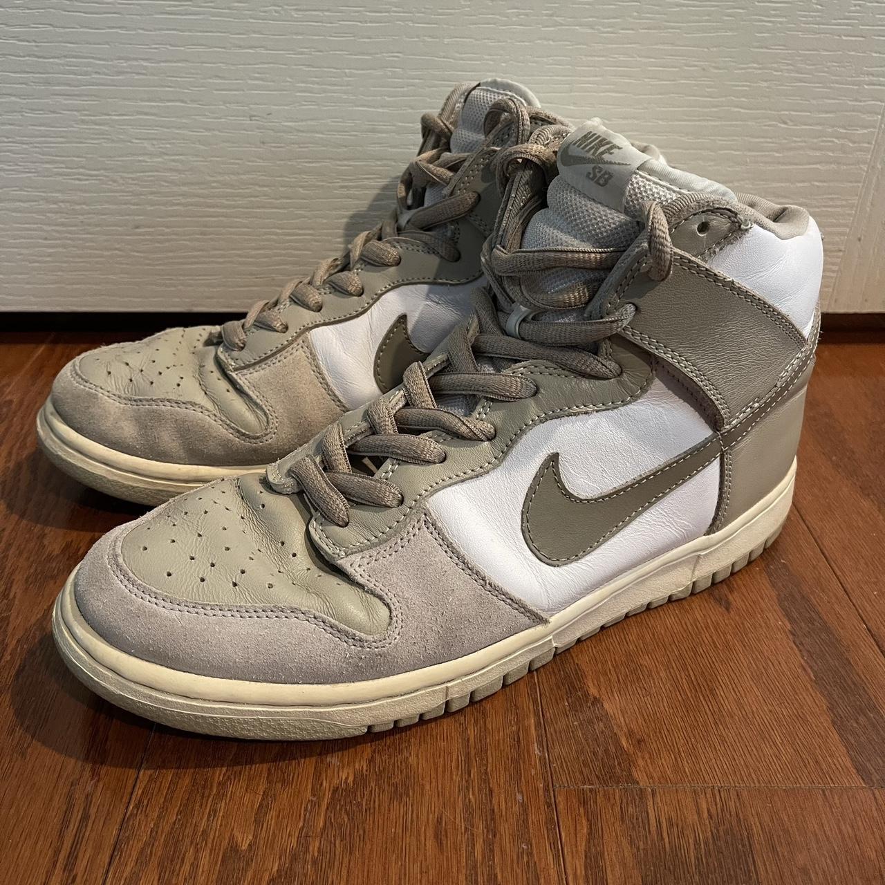 RARE Creed White Khaki Dunks size 10.5 Mens #dunks... - Depop