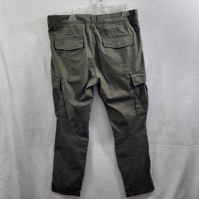 H&M Twill Cargo trousers in Khaki. Size UK14, new - Depop