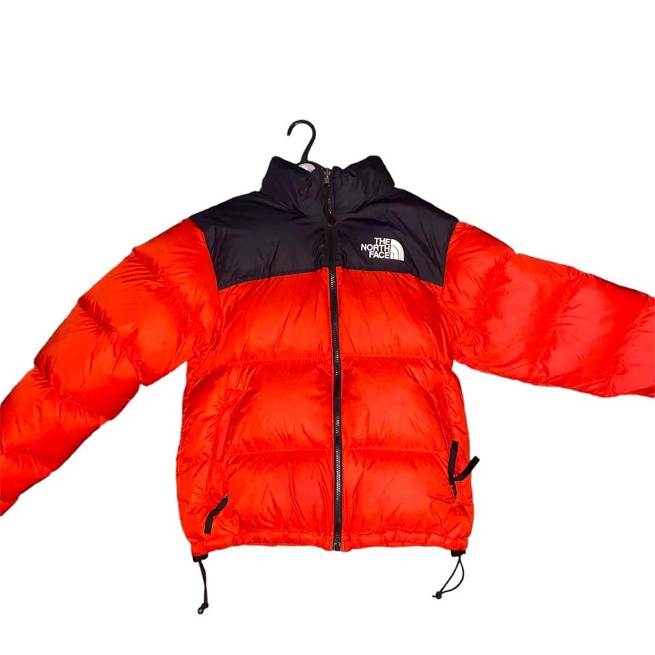 The North Face Men's Red and Black Jacket Depop