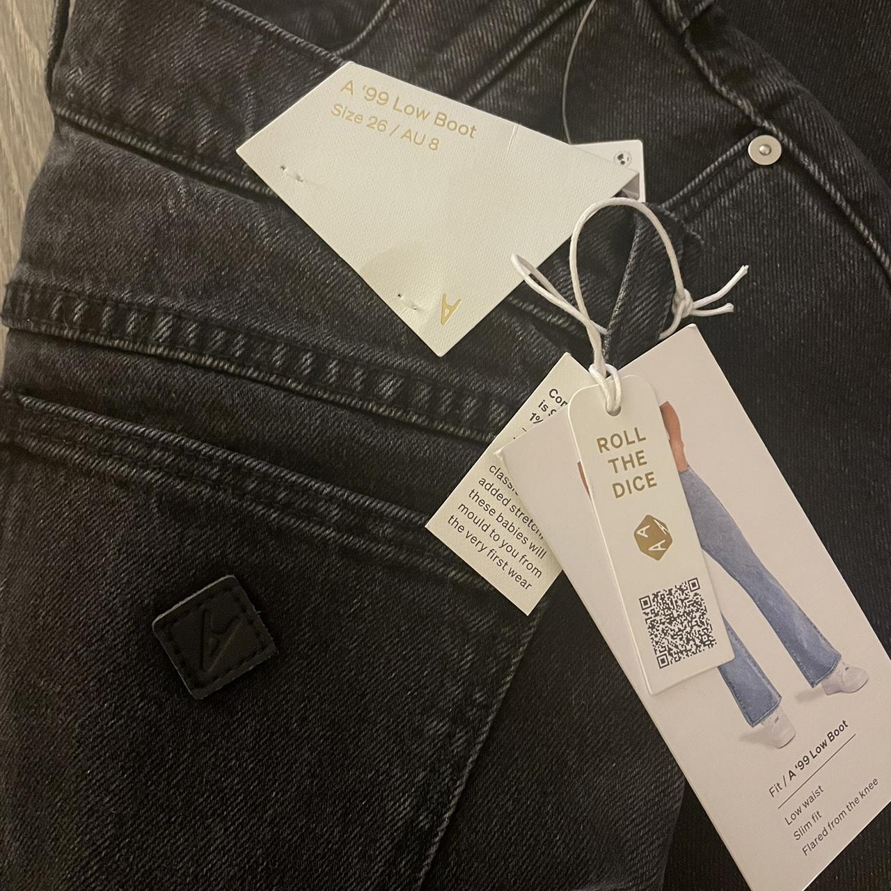 abrand low rise bootcut jeans purchased from urban... - Depop