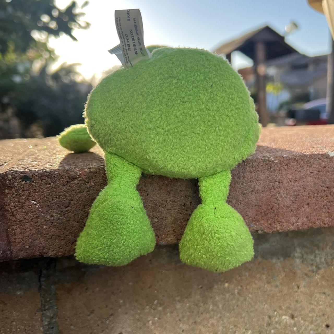 Bobblehead Green Frog Stuffed Animal Plush Toy... Depop