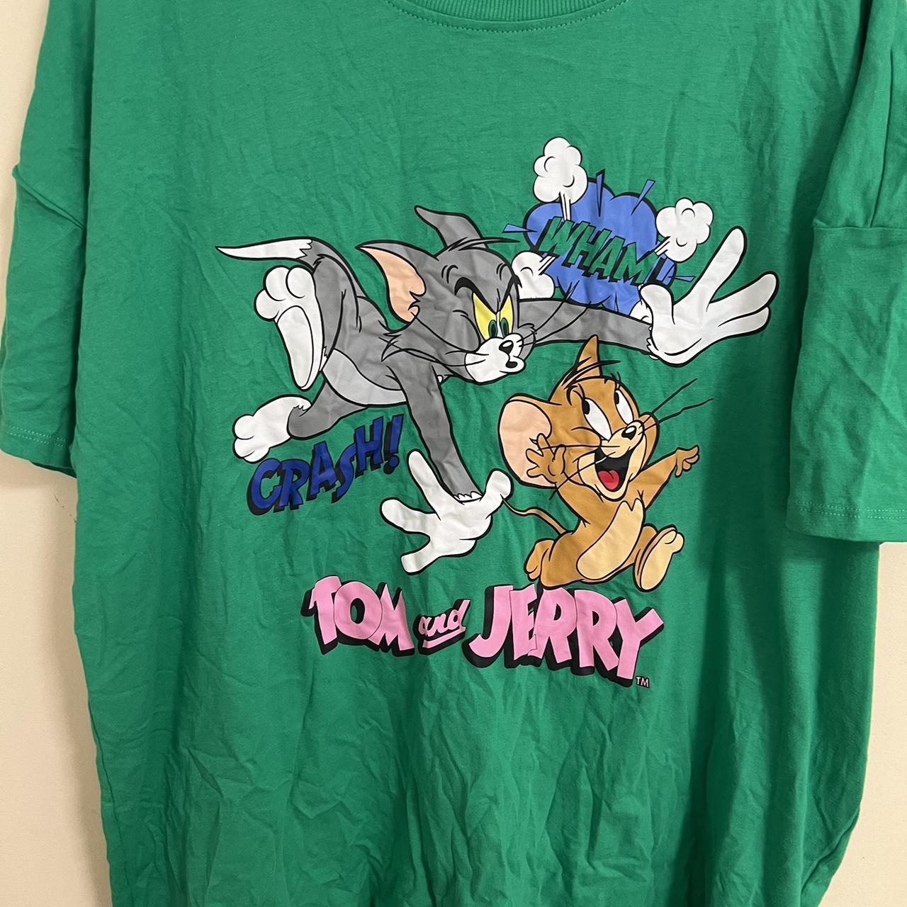 Tom And Jerry T Shirt Size 18 Worn Once To Try On Depop