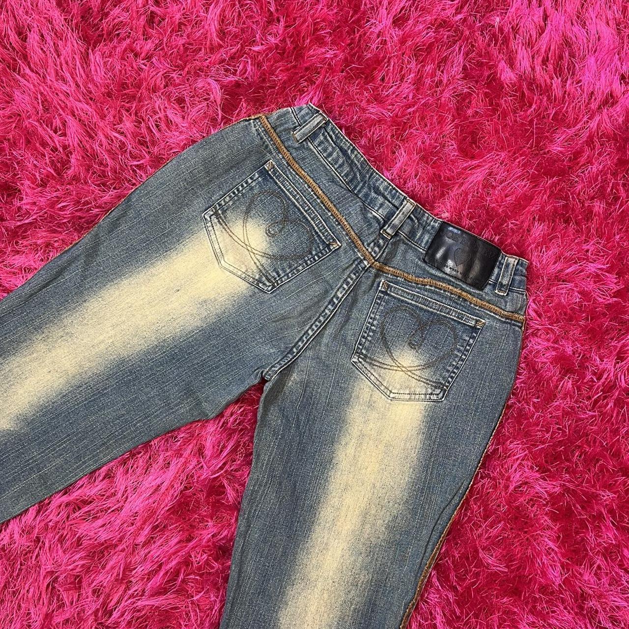Joe Boxer Women's Blue and Yellow Jeans Depop