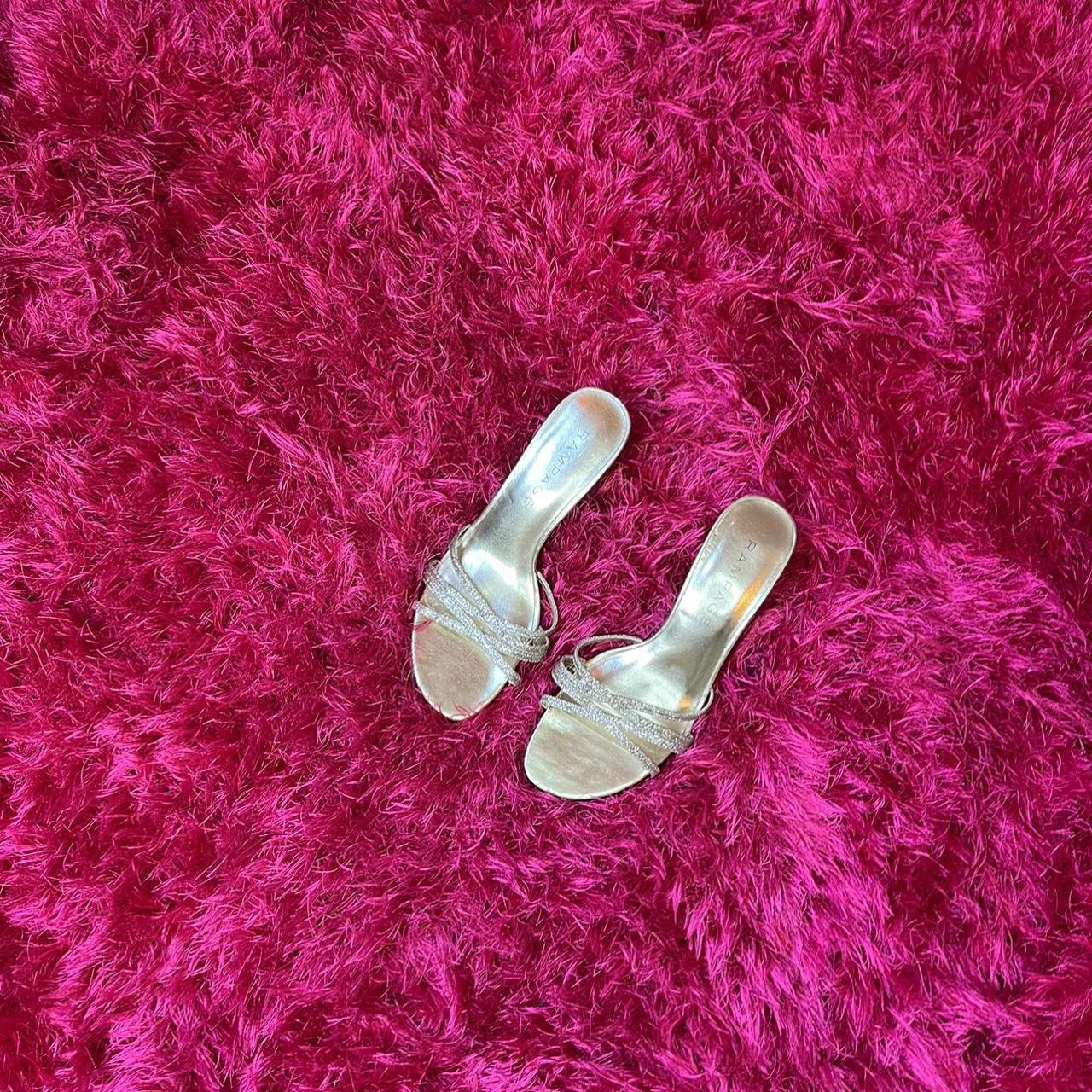 sparkly kitten heels