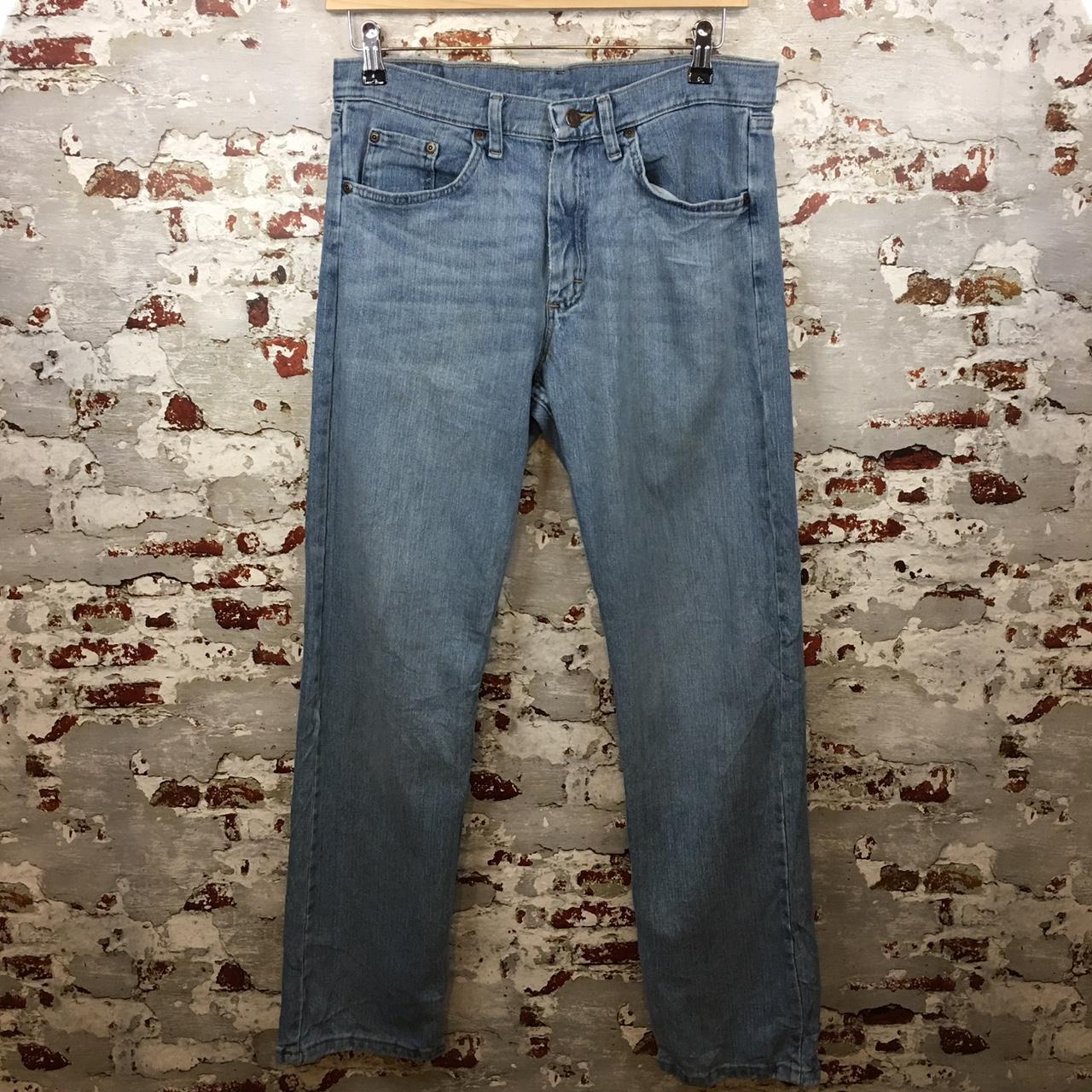 😃 Mens Wrangler Regular Fit Denim Light Blue Jeans 👖... - Depop