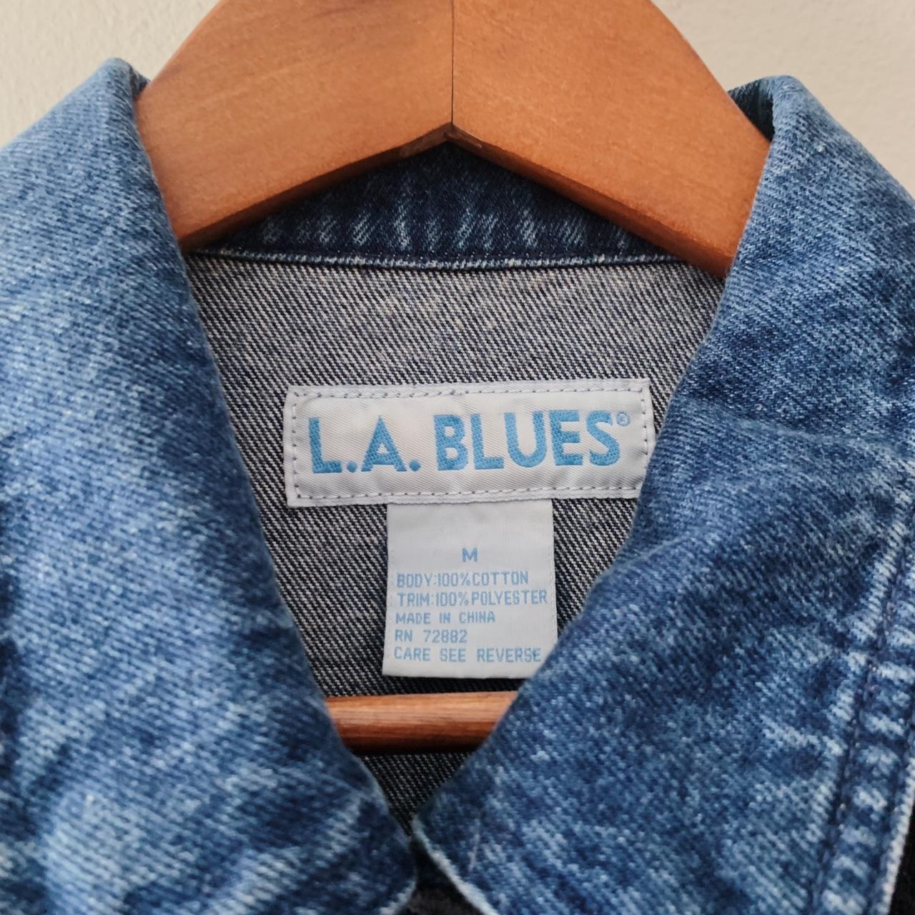 L.A. Blues Women's Blue and Black Jacket (4)