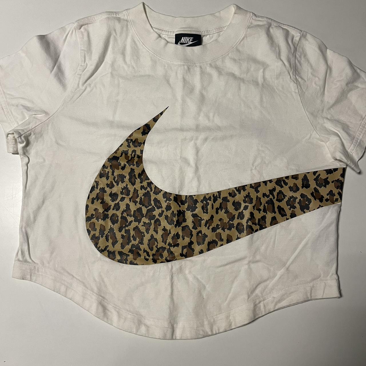 Leopard nike clearance shirt