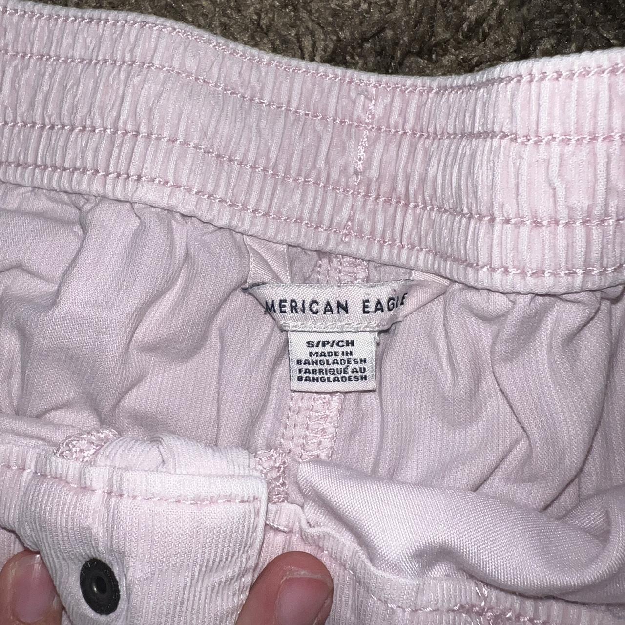 American Eagle Pink shorts. Size small - Depop