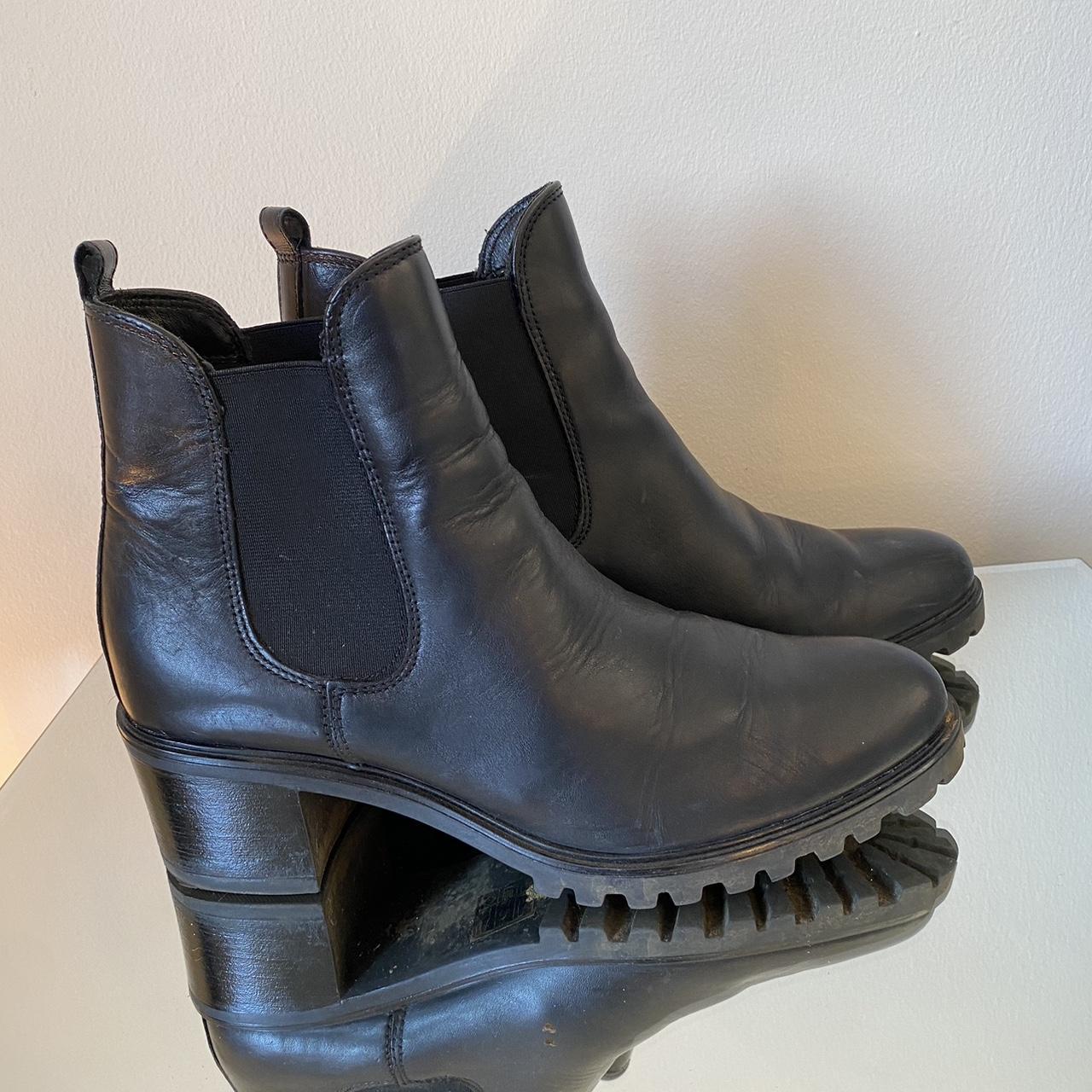 Moda In Pelle Women's Black Boots | Depop