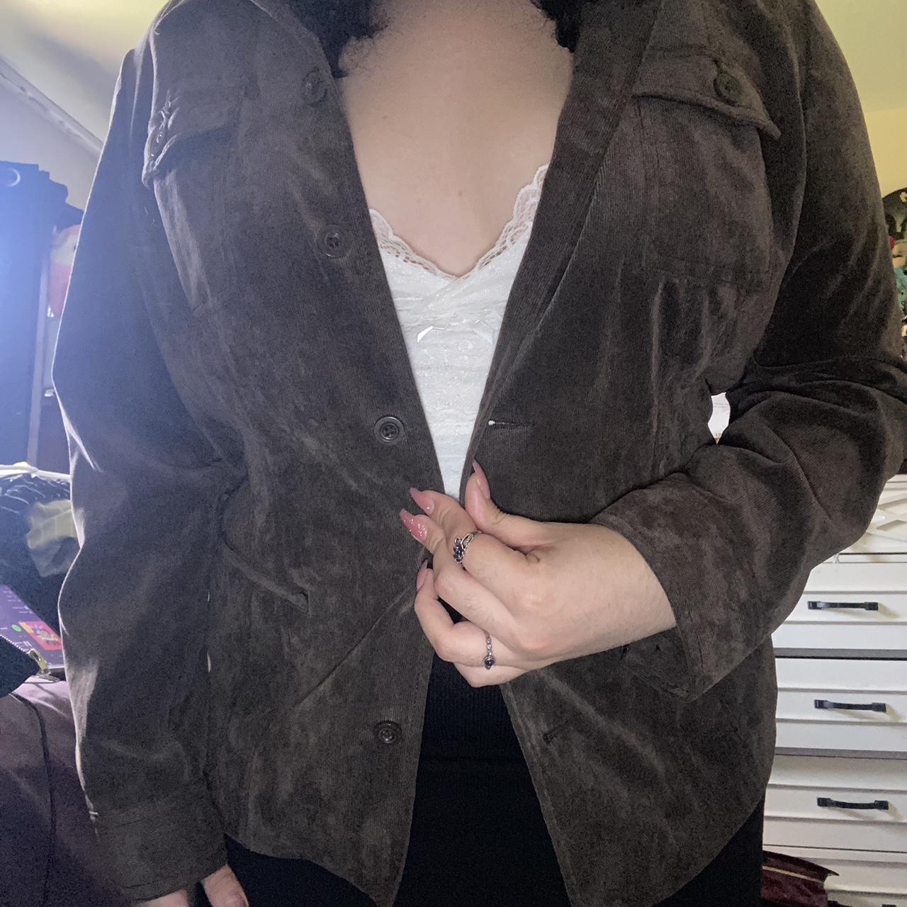 Bloomingdale's Women's Brown Coat | Depop